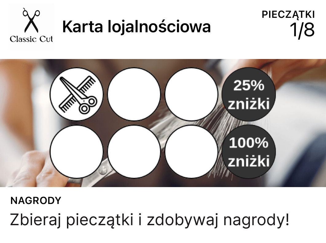 FaveCard sample loyalty card design 7