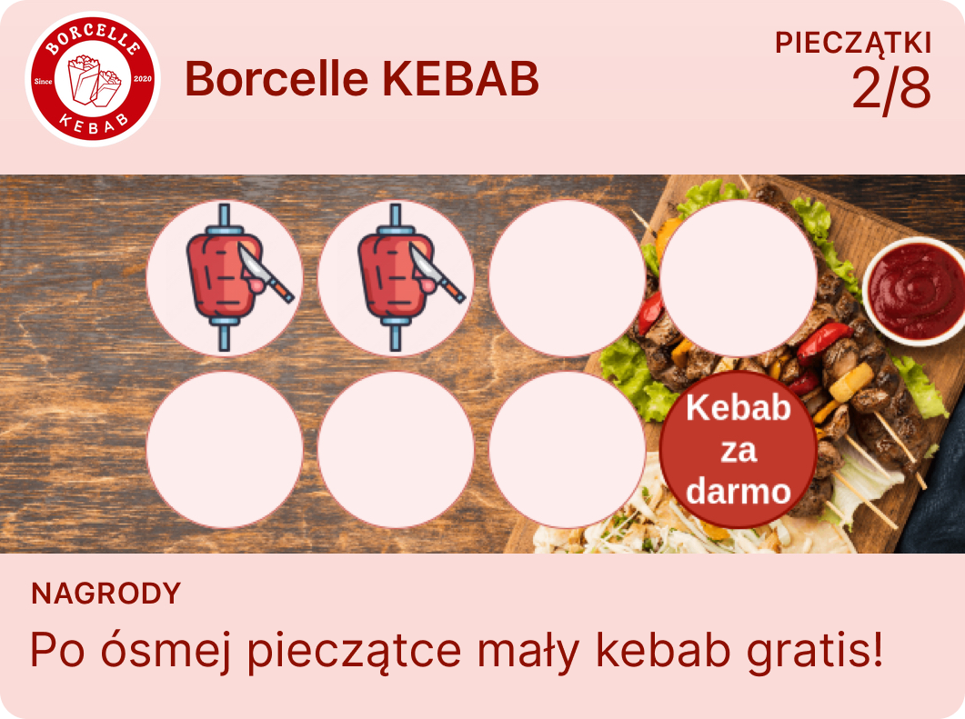 FaveCard sample loyalty card design 2