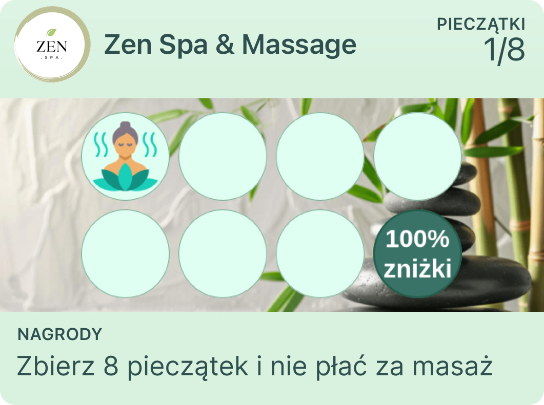 FaveCard sample loyalty card design 8