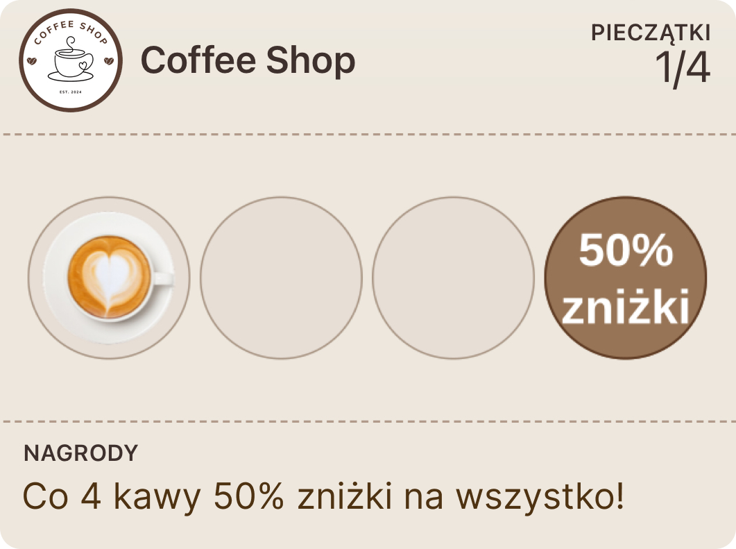 FaveCard sample loyalty card design 12