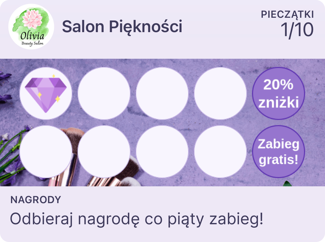 FaveCard sample loyalty card design 9